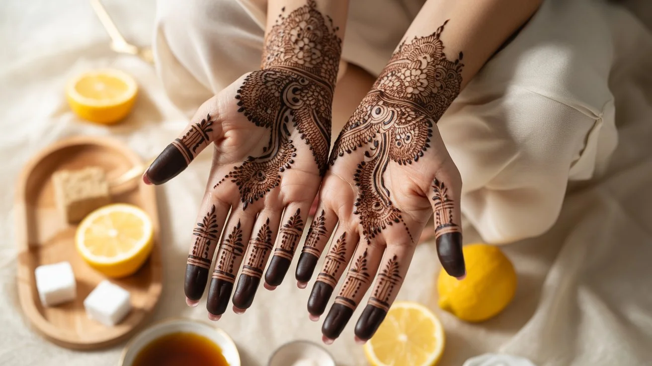 How To Make Dark Stain Mehndi At Home - mehandi artist in hyderabad