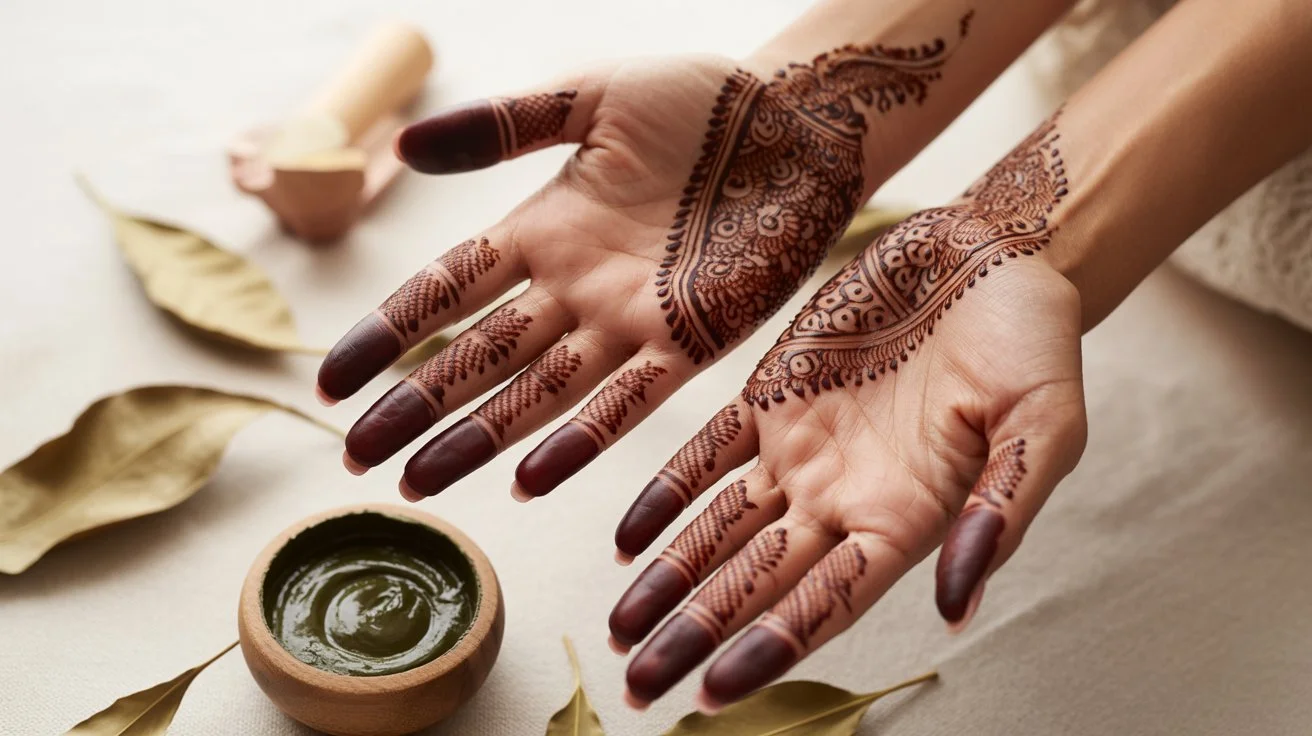 How To Make Dark Stain Mehndi At Home - mehandi artist in hyderabad